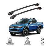 MITSUBISHI L200 2015 et modèles ultérieurs TRX1 Thunder Carrier Barres transversales pour galerie de toit de voiture, 2 barres